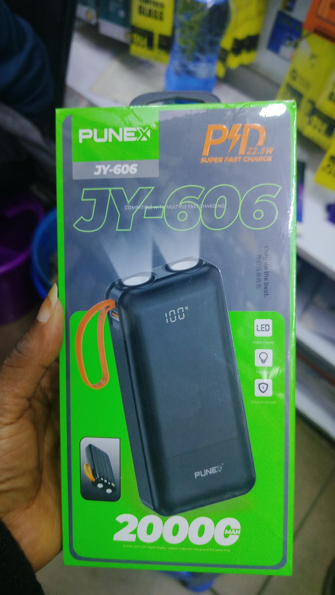 Punnex Powerbank 20000mah 22.5pd