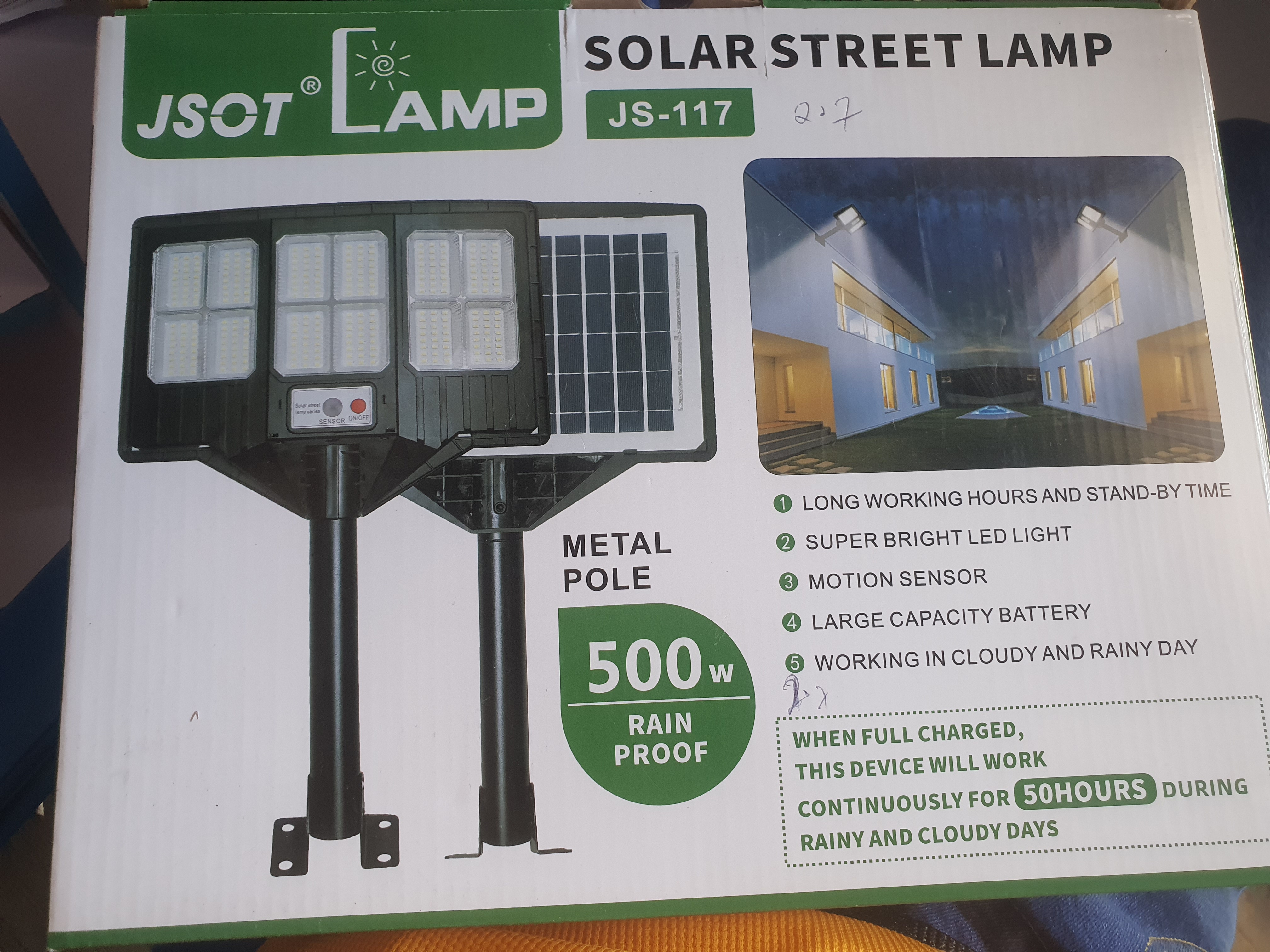 Solar Street Lamp Js 117