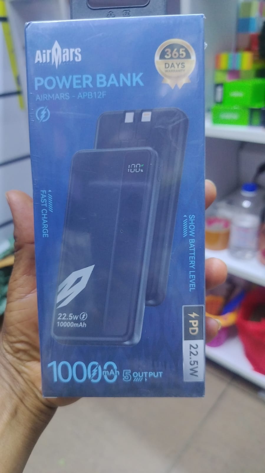 Airmars Power Bank 10000mah 22 5pd