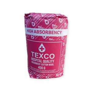 Texco - absorbent cotton wool 400g