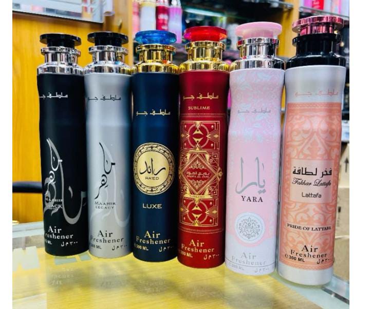 Lattafa Air Freshener 300ml – Beauty and Cosmetics in The One Mall Khoja, River Road,  Nairobu CBD