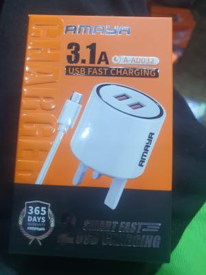 Amaya 3.1a A Ad032 Micro Complete Charger